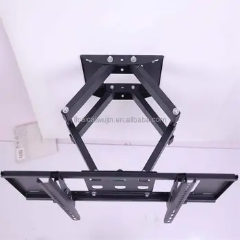 Black Fixed TV Wall Mount Wall Bracket for 40-80 Inch LCD LED OLED TV Screens