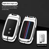 Bright silver single case (2 buttons)