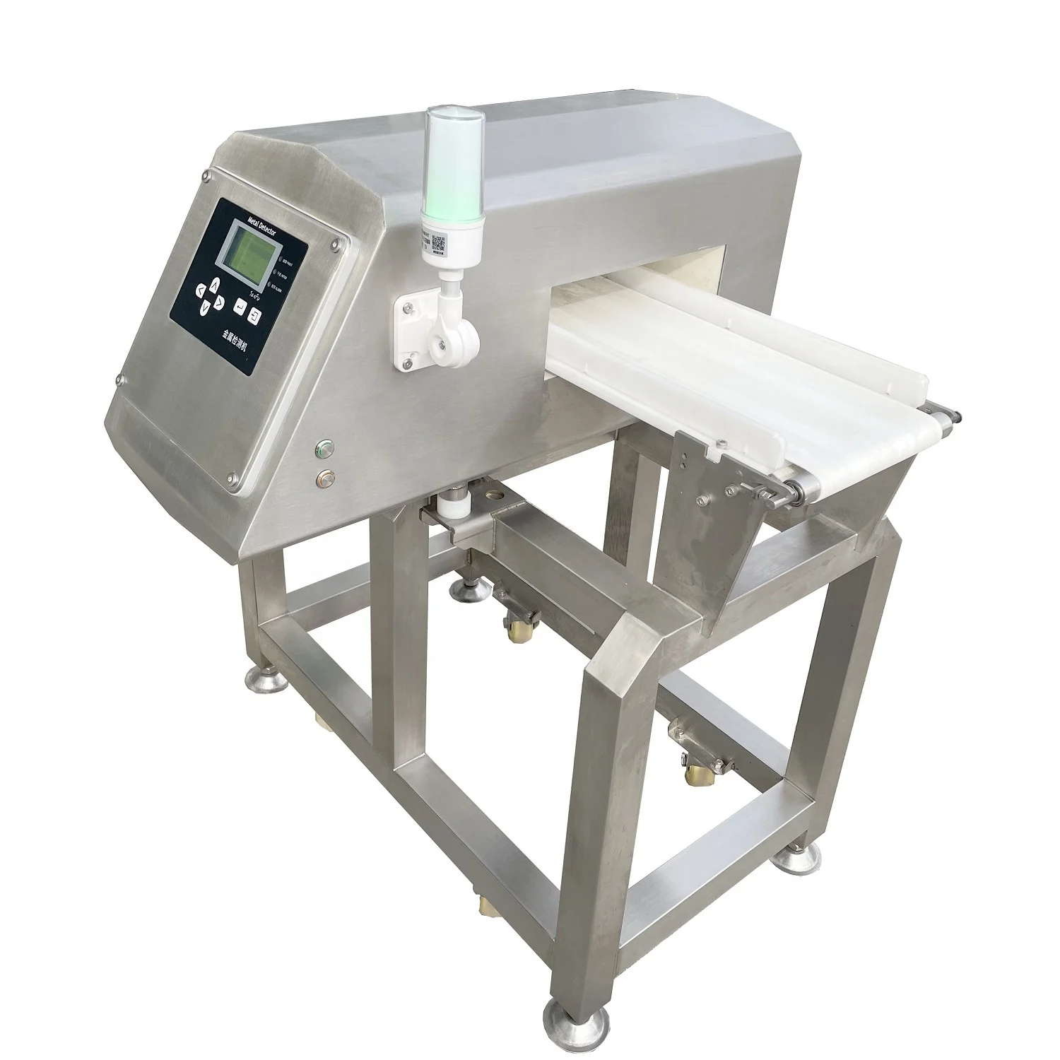 German-system Dual Frequency Metal Detector Device Food Bottle Conveyor Belt with Metal Magnetic Detector JZD-660