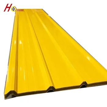 Color Coated Corrugated Steel Roofing Sheet In Manufacture Price