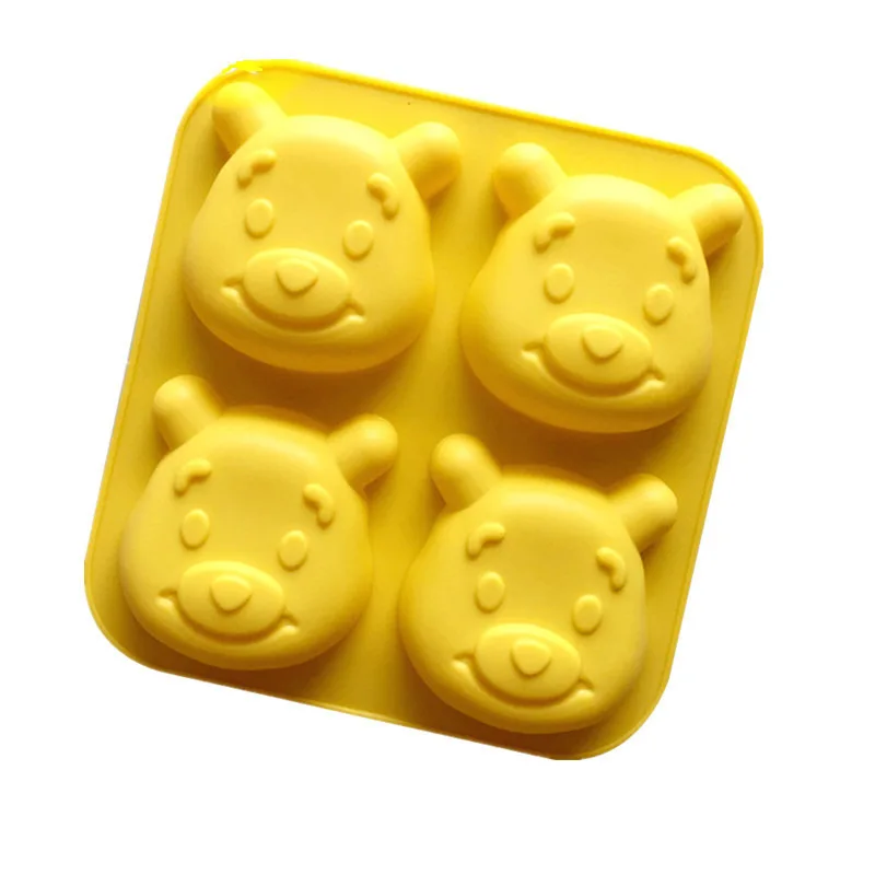 Cute Bear Shape Silicone Baking Mold, Food-Grade Non-Stick Cake/Chocolate/Soap Mould, DIY Baking Tool for Home Kitchen & Bakery supplier