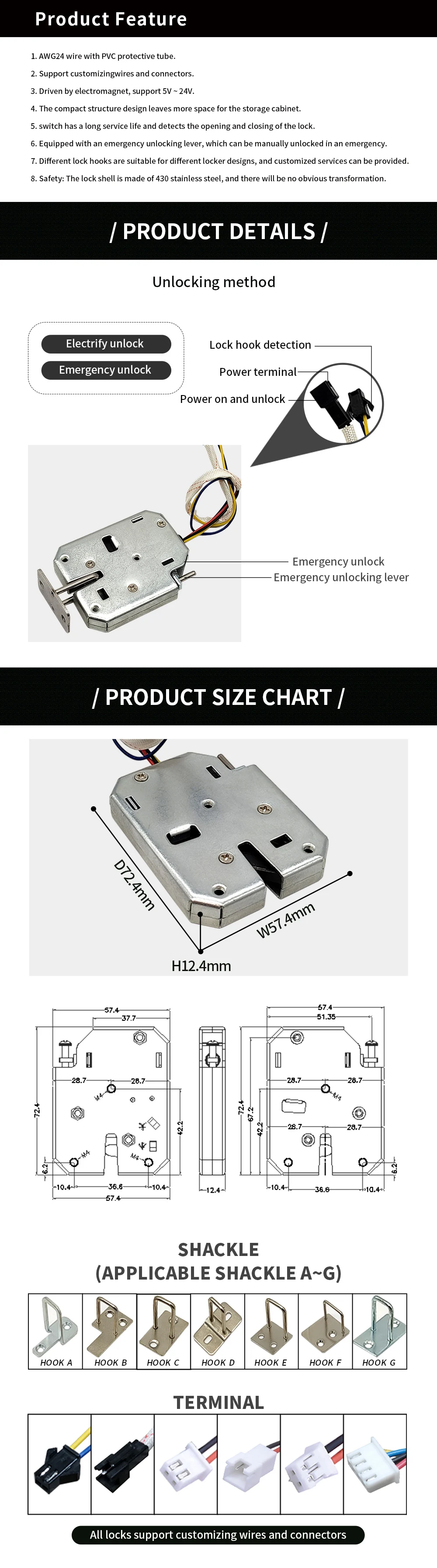 Electromagnetic Lock Structure Detail