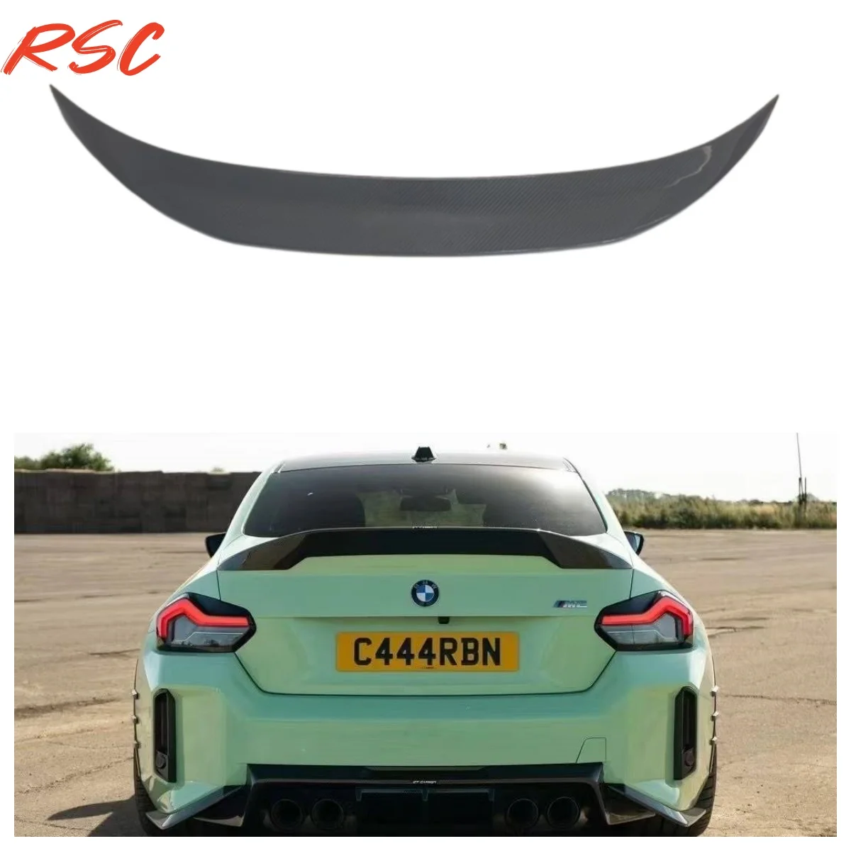 CT Carbon Fiber Trunk Spoiler For G87 M2 G42 2 Series