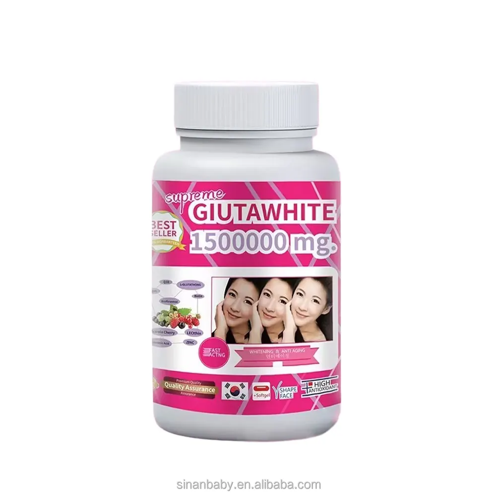 Best S-acetyl Glutathione Capsule 1500000mg Skin Whitening Pills,Improving Skin Anti-aging And Removing Dark Spots Supplement