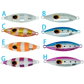 CHEERY 30g-120g Saltwater Lures Assist Hook Peche Fishing Metal Jig Head with Spinner Blade Fast Slow Fall Pitch Jigs Fish – Metal Jig – view 5
