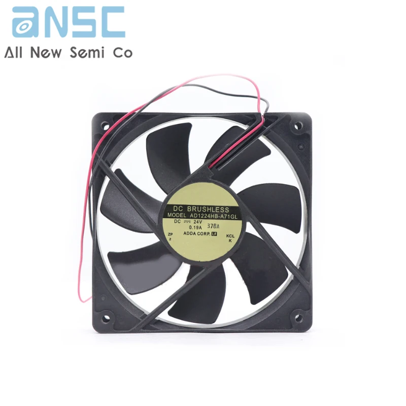 Original Axial flow fan  AD1224HB-A71GL 120*120*25MM 24aV 0.19A Large air volume and high speed cabinet cooling fan