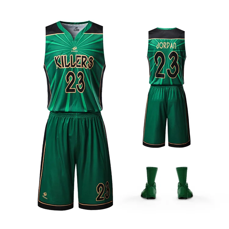 Zhouka Custom Design High Quality Sports Basketball Uniform Basketball Jersey