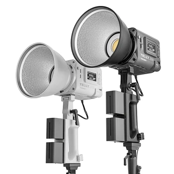 Yongnuo Lux200 200w Handheld Outdoor Led Light Photography Lighting 2700k-6500k Bowens Mount Gray detail image