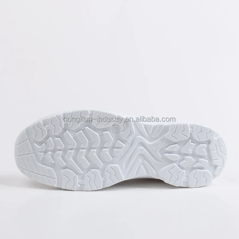 Medical Hospital Use Slips-On Microfiber White Nursing Safety Shoes Slip Resistance Steel Toe Protect Women's Safety Toe Loafer