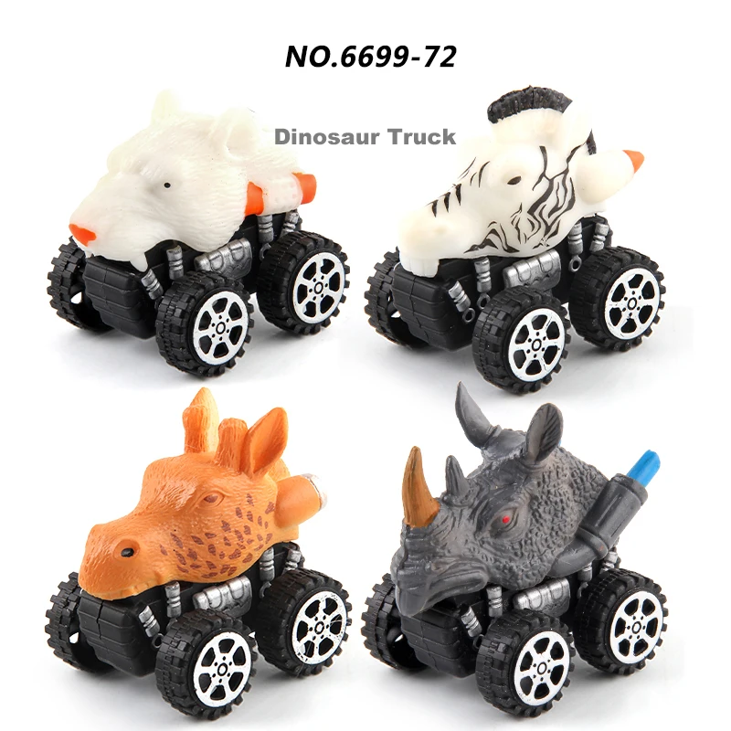 4pcs puxar para trás dinossauro carro brinquedos dino brinquedos