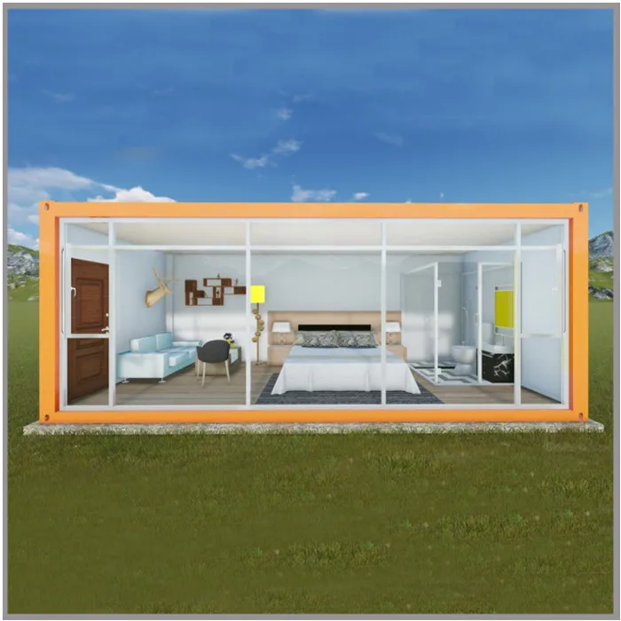 Maison mobile petite maison avec chambre à coucher et toilettes