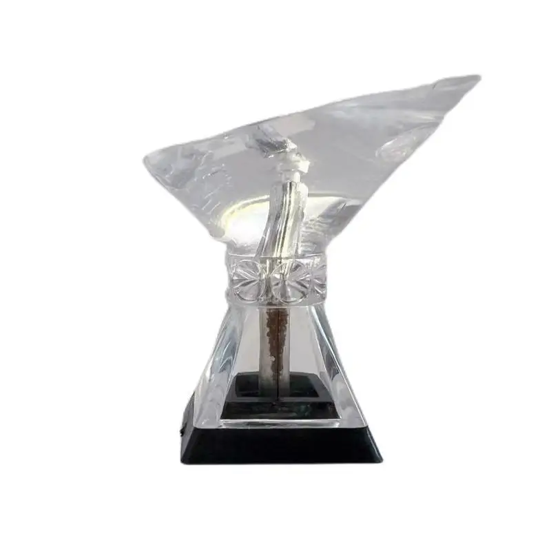 First Class Transparent PC Block High Heels,  Girls Shoes Heel Components Sole Parts