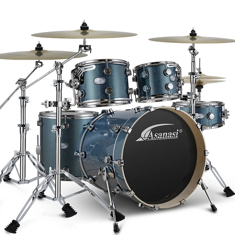 Professional Jazz Drum Set - Asanasi SGF-68 Acoustic Kit