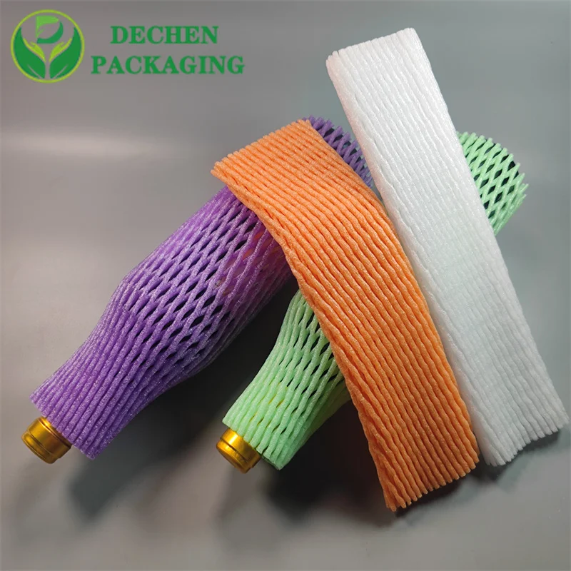 Roller Pe Foam For Packing Bottle And Fruit Protective Sleeve Net