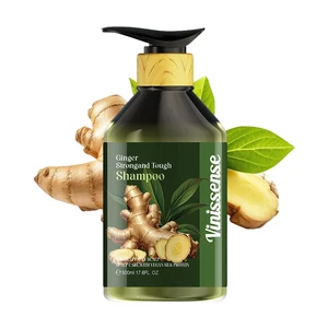 Vinissense for Dry Flaky Scalps Scalp Care Contains Vegan Silk Protein Factory Manufacturing 500ml Ginger Strengthening Shampoo