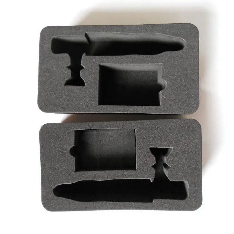 2023 Cheap Price Factory Custom CNC Cutting EVA Foam With Carbon Fiber Black Kaizen Foam Inserts for Flower Boxes Minicell Foam