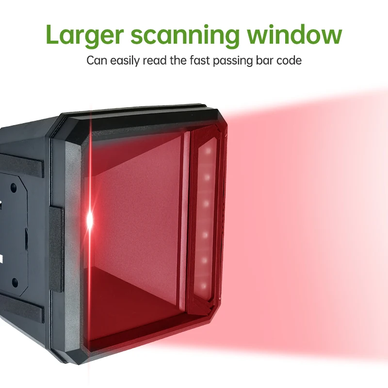 1d 2d Qr Code Desktop Wired Barcode Scanner Portable Auto Fast Scanner ...