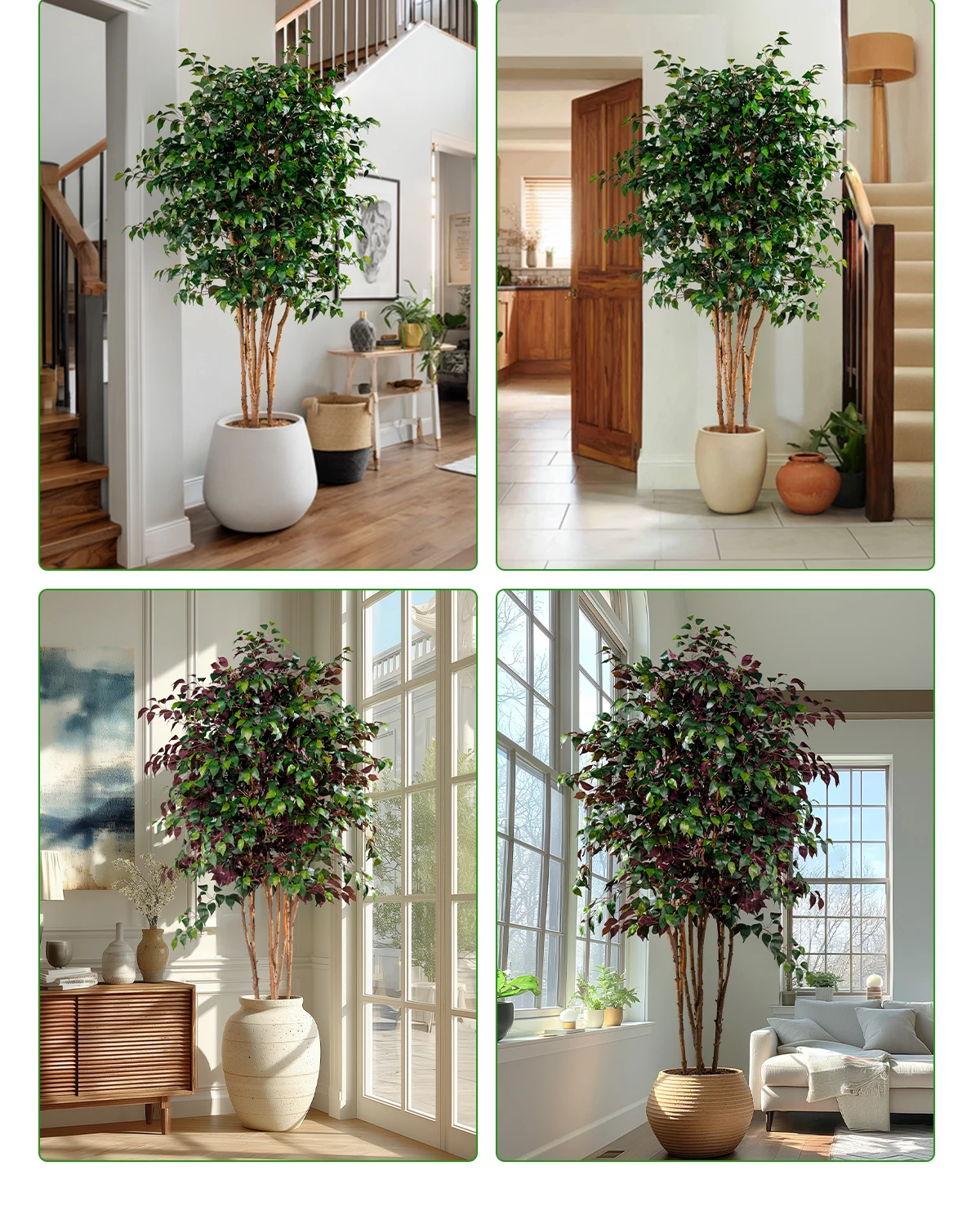 product high quality indoor artificial fig tree bonsai durable plastic faux plant for home office decor for birthday landscape design-8