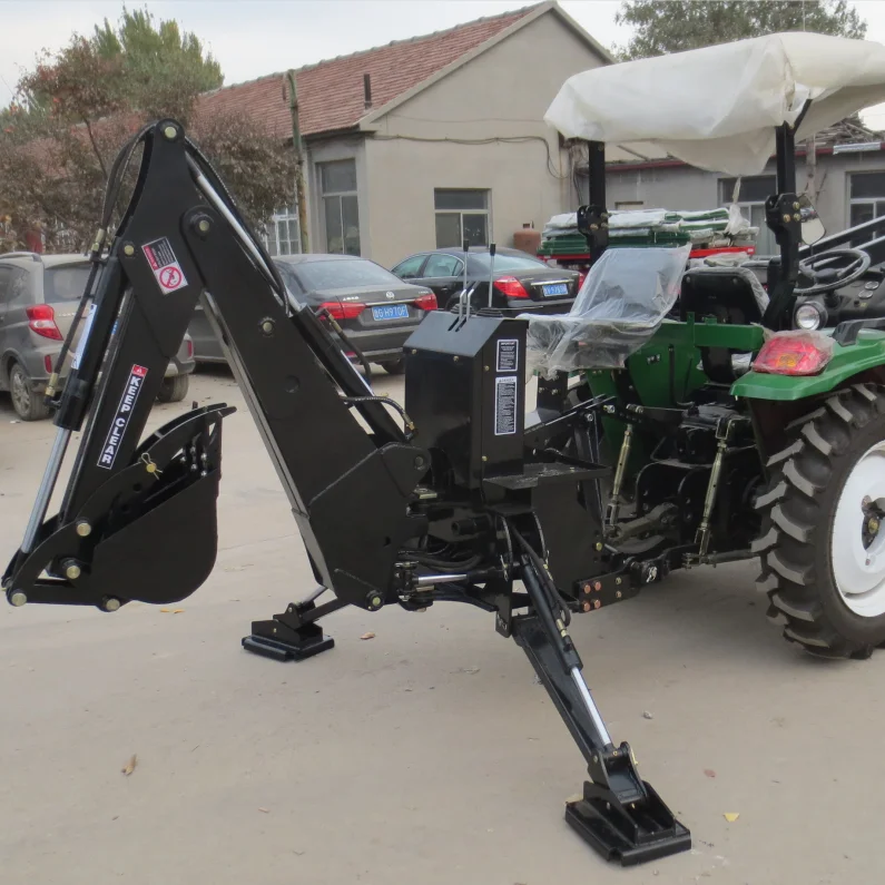 Tractor Towable Backhoe Digger Soil Farmland Use Lw-6 Model Backhoe ...