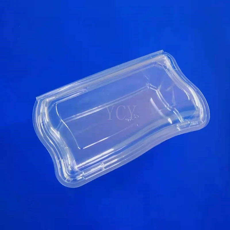 Safety Clear 400g Clamshell Plastic Pet Hinged Lid Container For Fresh ...