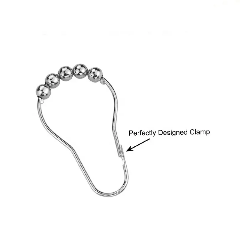 100 Rust Proof Stainless Steel Shower Curtain Hooks Wholesale Buy