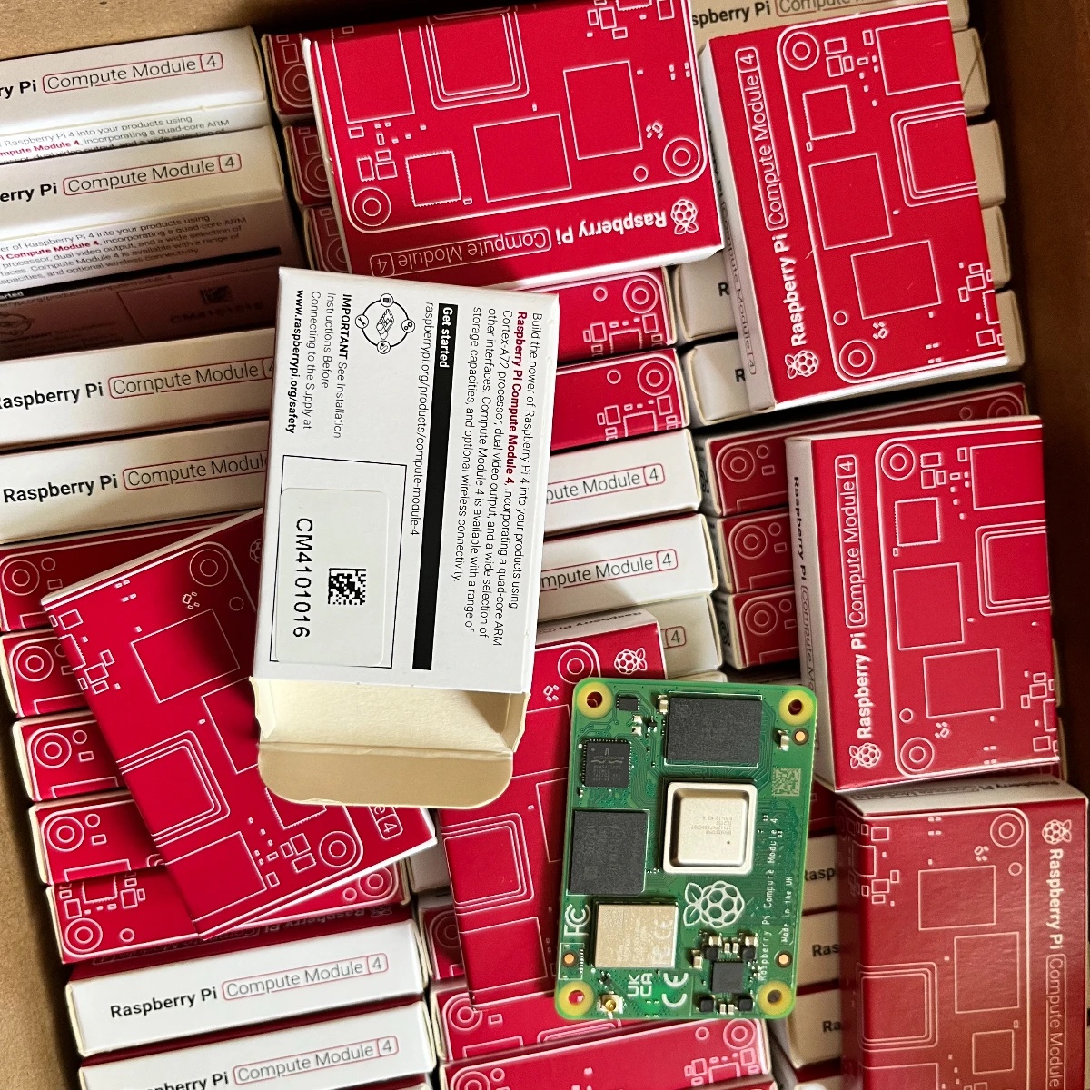 2023 Raspberry Pi Compute Module 4 Wifi 1GB RAM 16GB EMMC  Linux Single Board