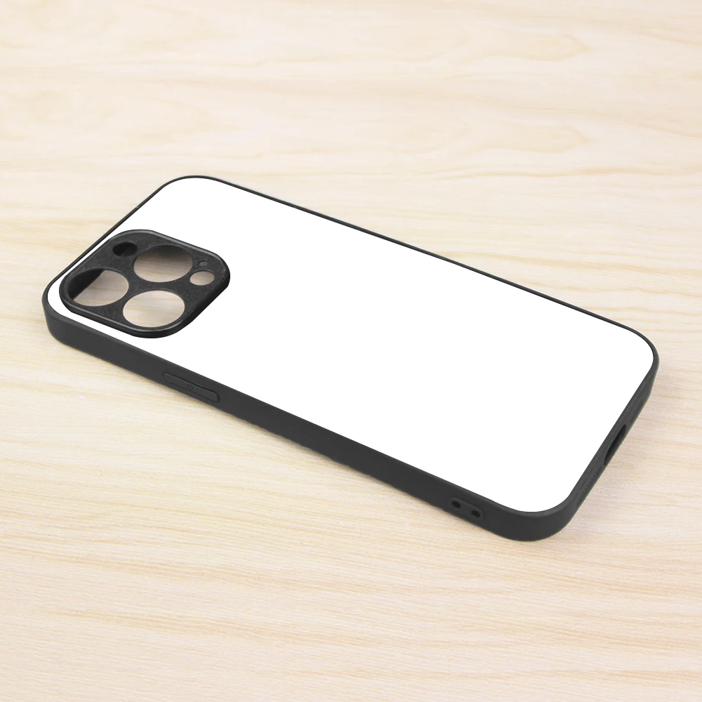 Blanks Custom Design 2d TPU Glass Sublimation Phone Cases Wireless Charge Cover for Iphone 15 14 Pro Max With Small Camera Hole