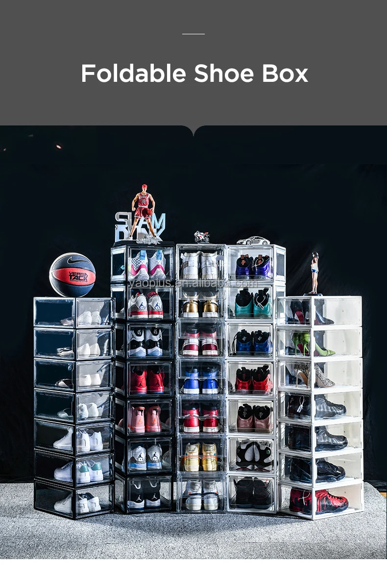 Estante Transparente De Acrílico Para Zapatillas,Caja De Almacenamiento De  Zapatos Deportivos Gigantes Para Adidas Y Nike - Buy Caja De Zapatos,Zapato  Caja De Almacenamiento,Acrílico Caja De Zapatos Product on Alibaba.com