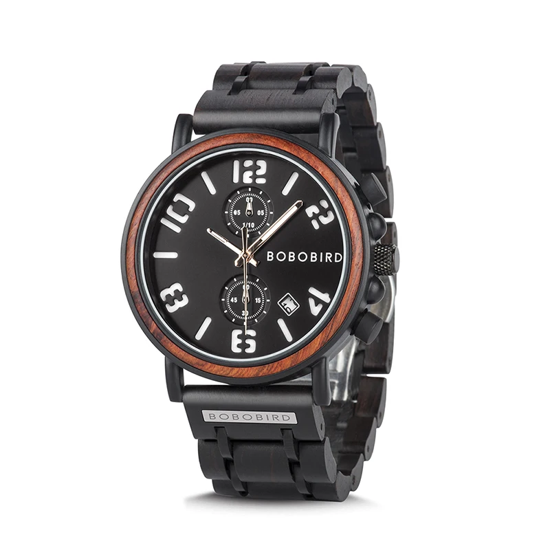 Mens Wood Watch Multifunction Movement Watch Wholesale Wood Watch for Men and Women