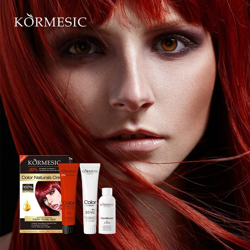 OEM&ODM KORMESIC Private Label High Quality Hair Dye Styling Party Disposable Hair Color Naturals Cream