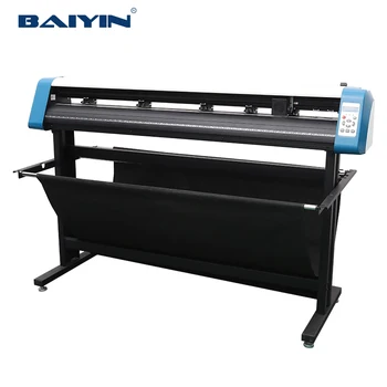 Baiyin 53 inch Digital Vinyl Cutting Plotter Sticker Plotter Cutting Machine with Stepper Motor Driver Efficient Machine