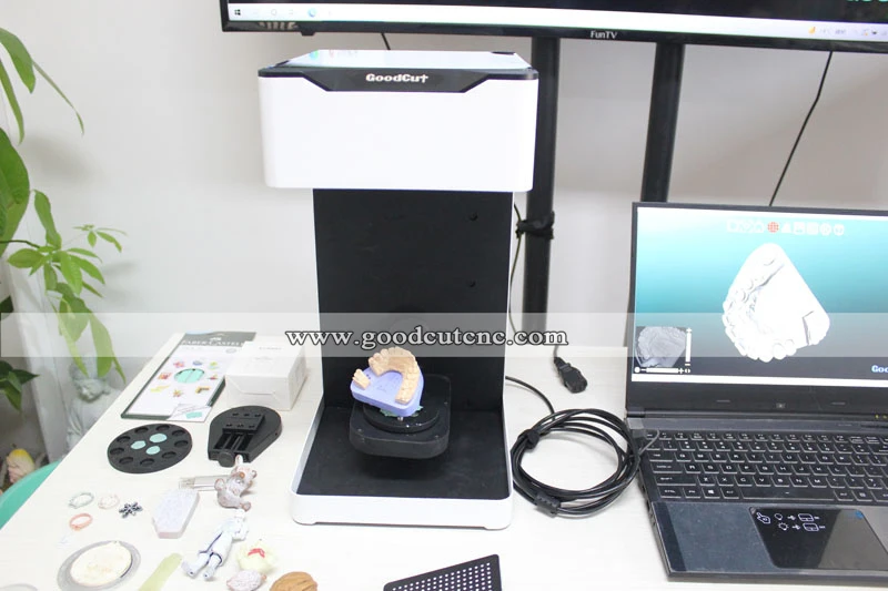 Dental 3D Scanner Machine with Camera for Object Articulator Scan