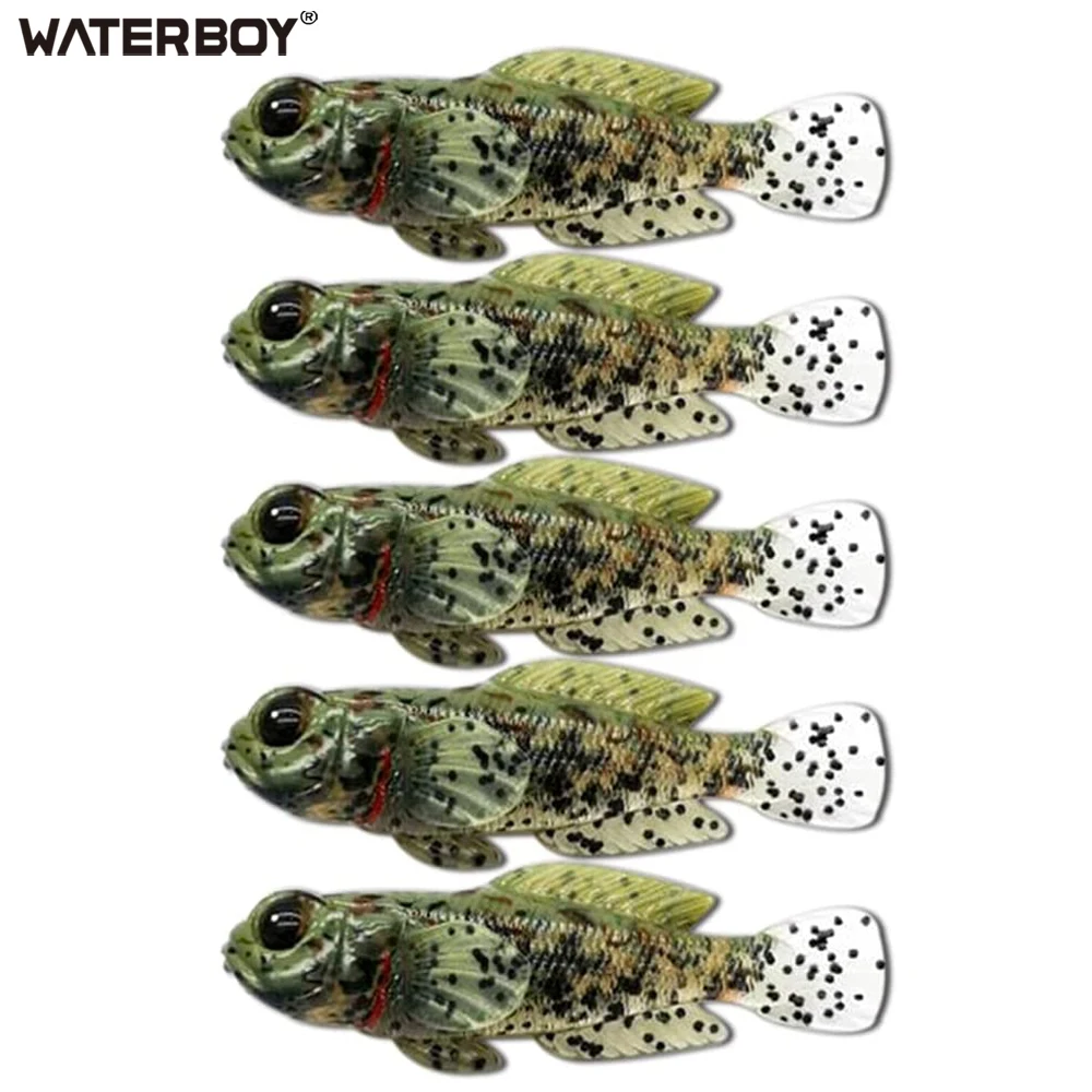 WATERBOY HD Goby Soft Bait 5pk 3 1/3oz Live Swimbaits Fishing Lure : Buy  Online at Best Price in KSA - Souq is now : Sporting Goods