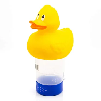 BN duck pool accessories chlorine floater floating swimming pool chlorine dispenser for Chemical Tablets Fits 3" Tabs