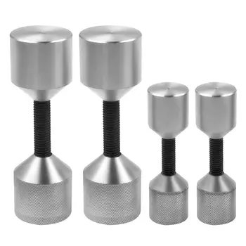 CNC Machining 1 1/4"-Two hole pins- Carbon Steel- 3/8-16- quick acting knobs