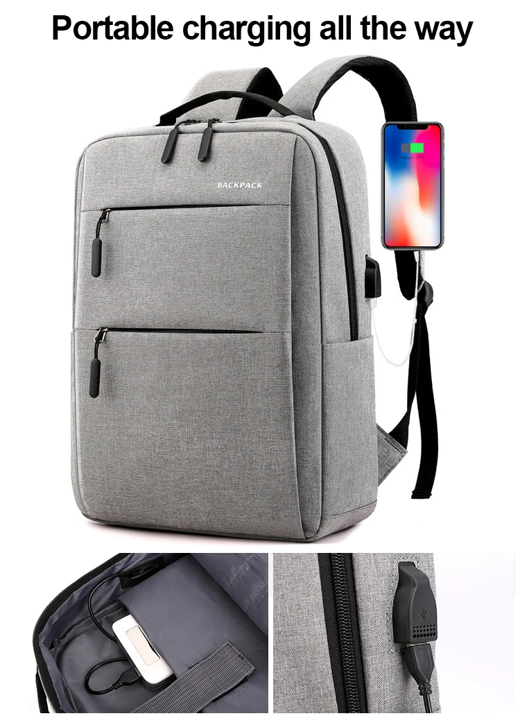 Buy Wholesale China Campus Backpack Women Men Lightweight Laptop Backpack  15.6 Inch Slim Laptop Backpack Oem & Campus Backpack at USD 11
