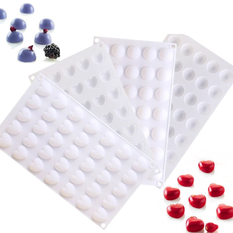 2023 Circle Chess Pieces Oval Custom Vortex Shape Square Chocolate Bar Silicone Chocolate Mold for Chocolate and Candy