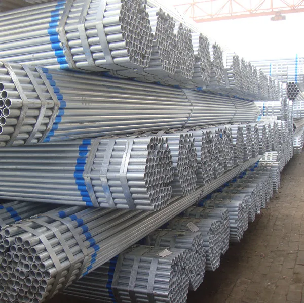 BS1387 2 hot dip galvanized steel round pipe structural gi scaffolding steel pipe by Tianjin manufacture
