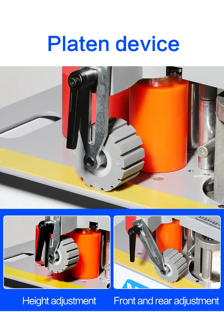 Высококачественный профессиональный деревообрабатывающий Кромкооблицовочный станок с индивидуальным логотипом в