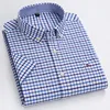 Plaid bianco blu