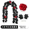 26 enredaderas de rosas rojas