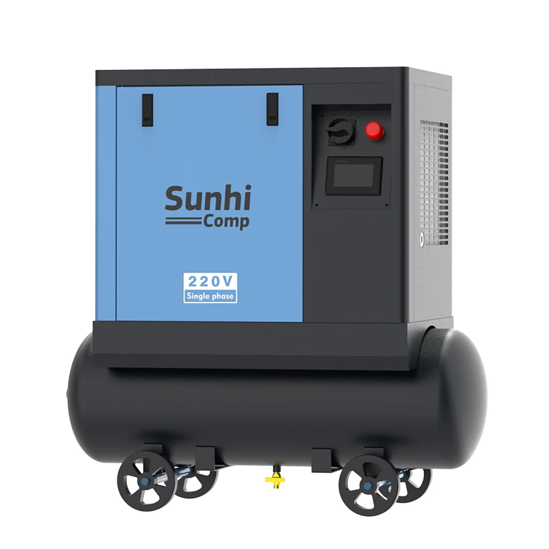 Industrial Small Compressor for Spraying Painting air Compressor for Car 220V Single-Phase Screw Air Portable