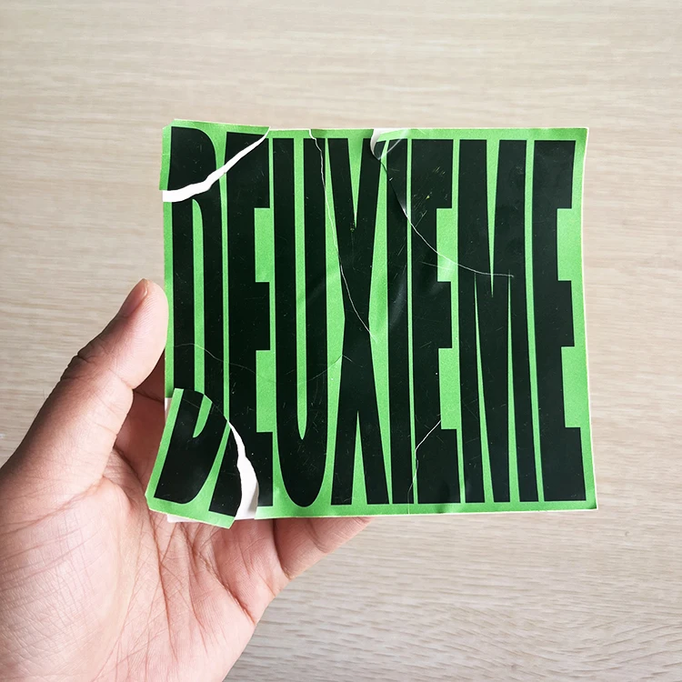 Custom Destructible Permanent Self Adhesive Eggshell Sticker Vinyl Anti-Counterfeiting Tamper Evident Seal Sticker