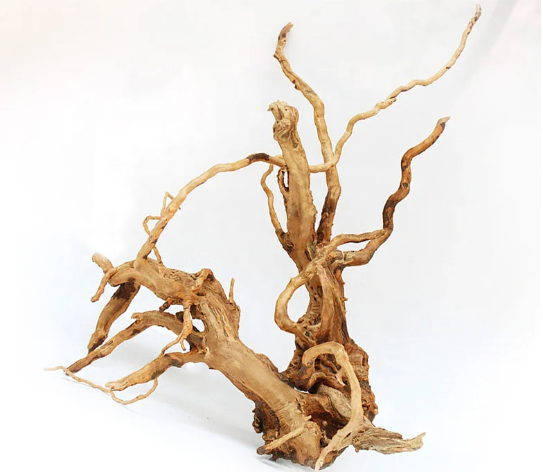 Drift Wood Aquarium Natural Landscaping Water Grass Glue Decorations