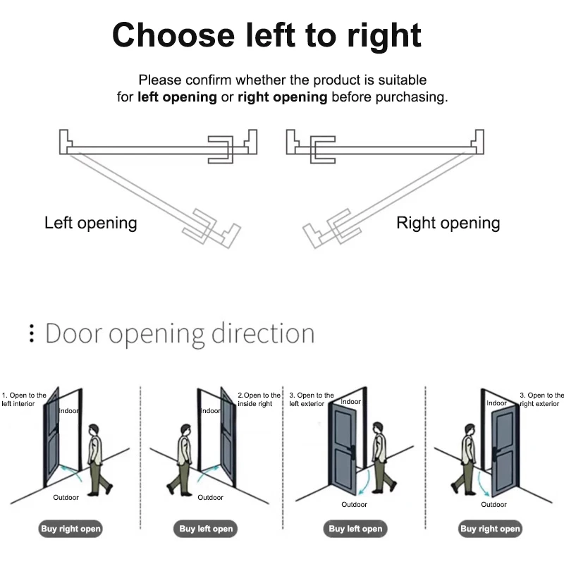 Heavy Duty Wooden Parallel Arm Soft Interior Hidden Air Hotel Automatic Adjustable Hydraulic Pistons Damping Buffer Door Closer