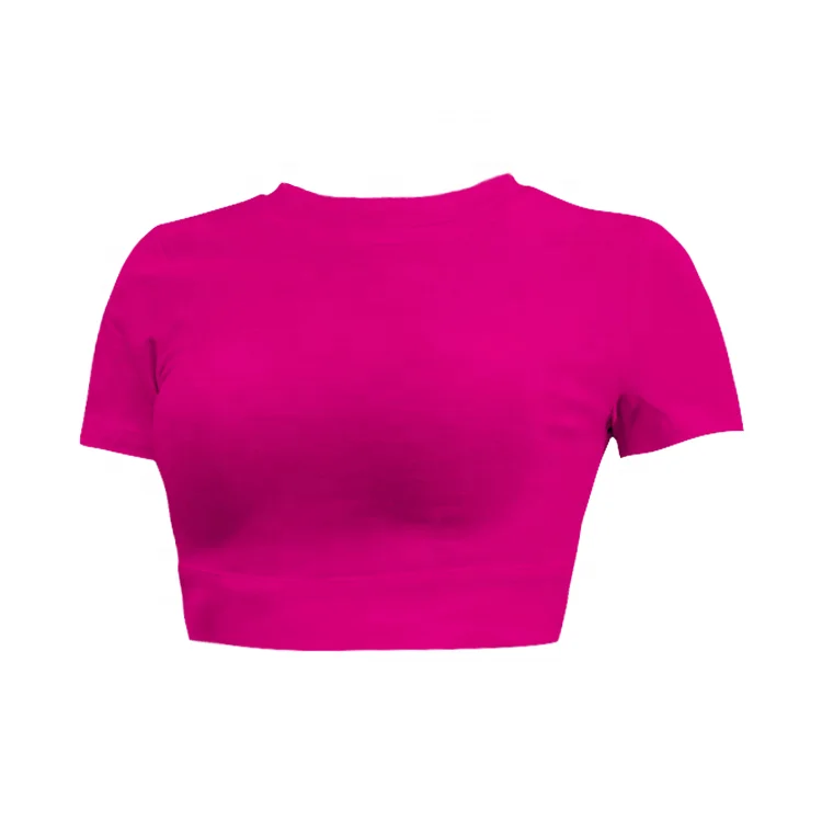 Crop Tops For Women Summer Clothes Women Cotton Sexy Crop Top Tshirts ...