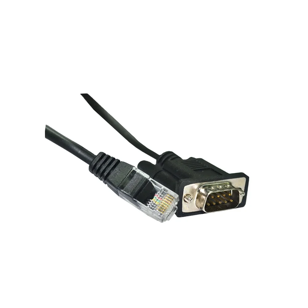 rs232 db9 串行至 rj45 电缆 db9 公弹簧线
