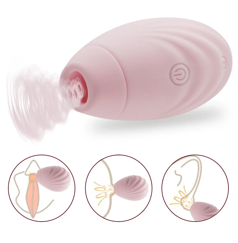 New Vibrator Shell Shape Vibration Clit Sucker Oral Licking Blow Job Clitoris Stimulator Nipple Sucking Adult Sex Toy for Women%