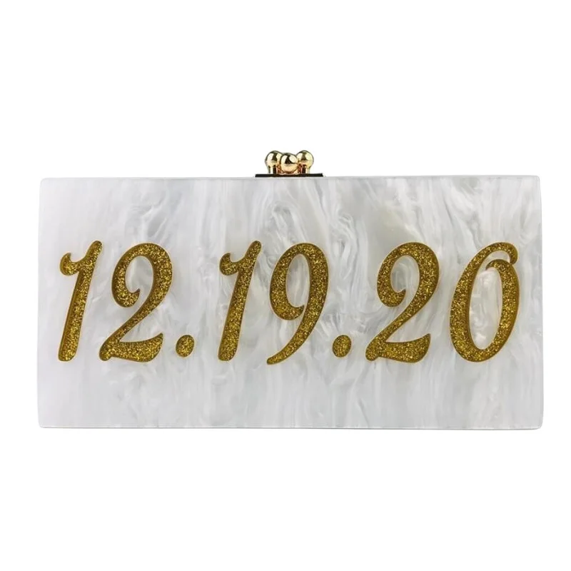 Personalized Acrylic Name Bag