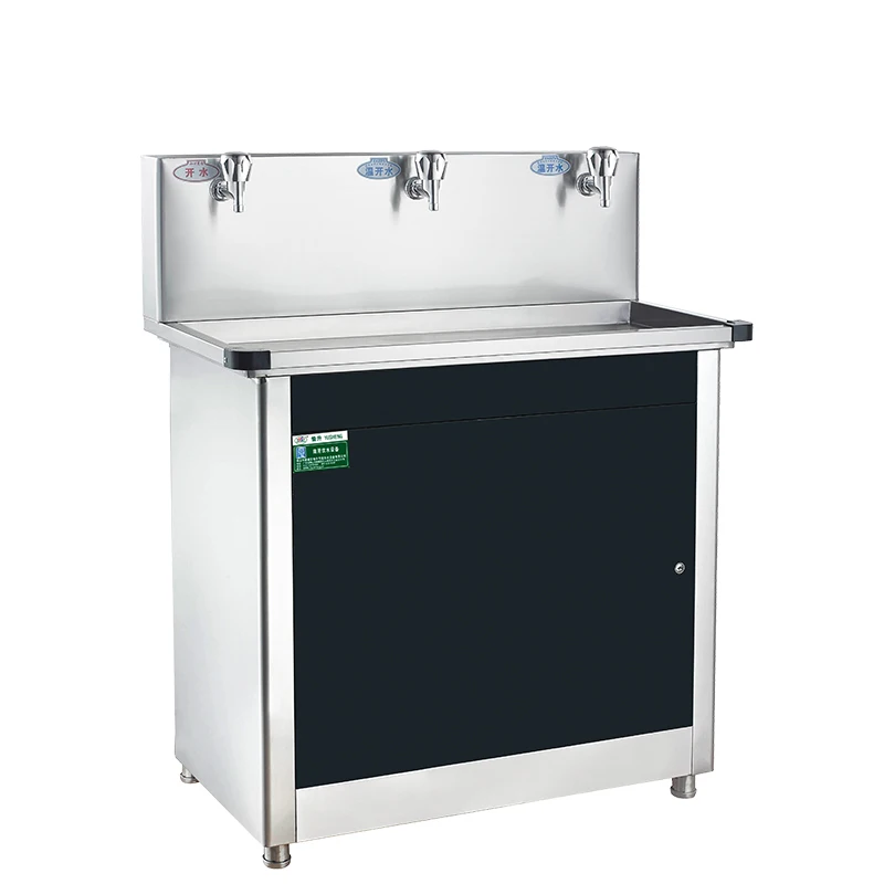 Дешевые Напольные кипения 3 краны промышленный водогрейный диспенсер для нагрева воды машина Крытый завода